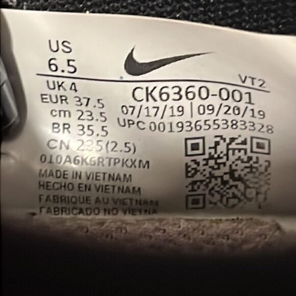 🔥 NIKE RENEW Women's Running Shoes Sz 6.5 - Black/Pink/Peach - Good Condition - Picture 13 of 13